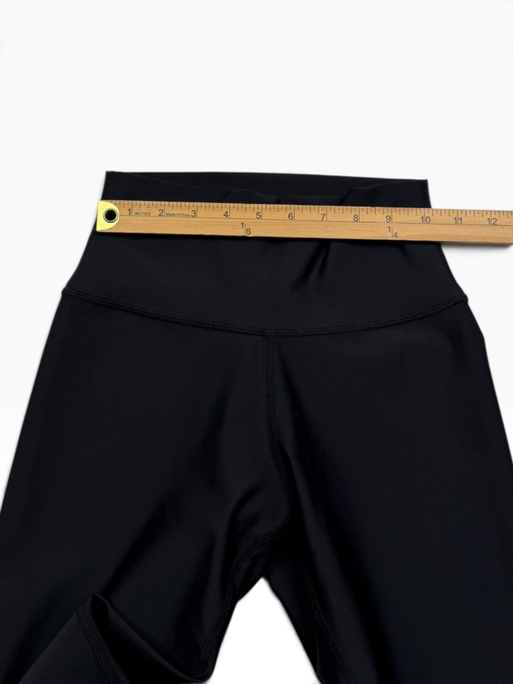 Alo Yoga 7/8 High-Waist Airlift Legging Small Black Sculpting Yoga Preloved - Picture 7 of 7